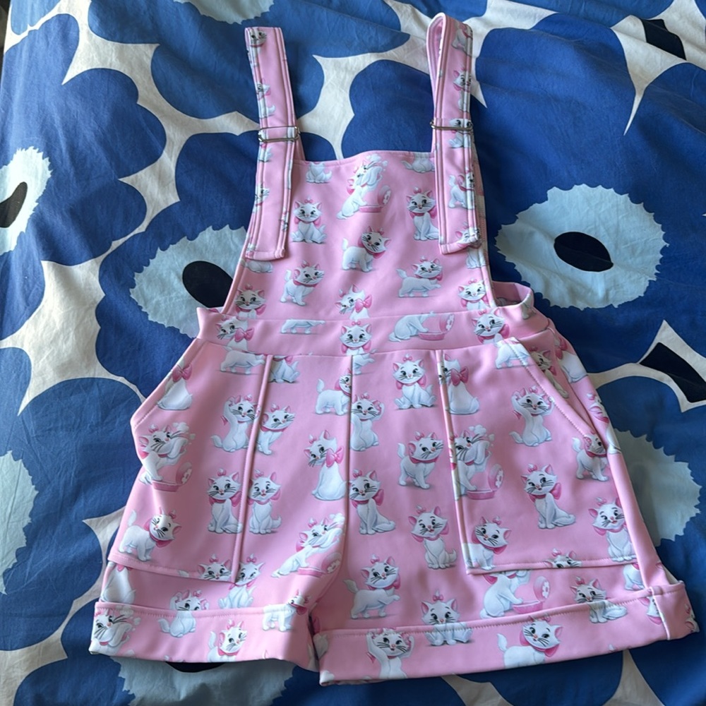 Blackmilk x Disney Aristocats shorts overalls